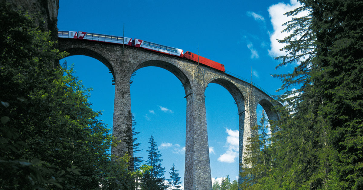Schweiz med Glaciärexpressen